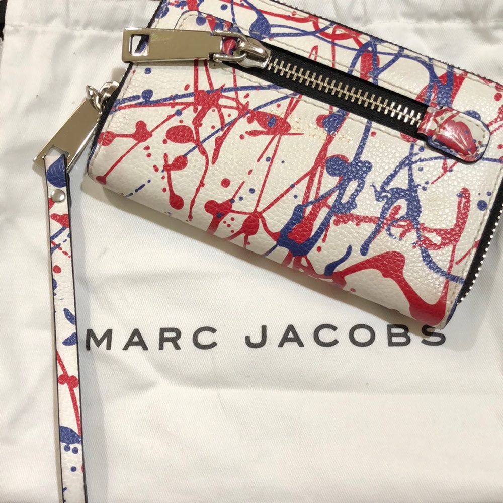 Marc Jacobs splatter print wallet